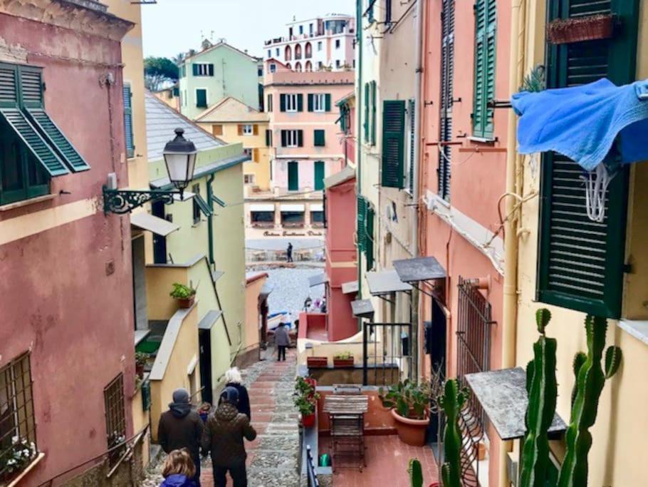 Pisi Home, 2 Min Dalla Spiaggia E Dall' Ospedale Gaslini Genua Exteriör bild